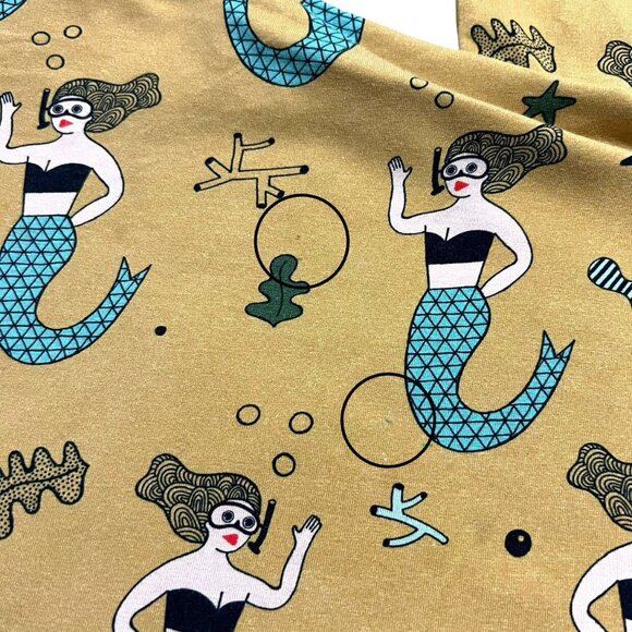 Raspberry Republic Sz 128/134 (7-9Y) Organic Mermaid Twirl Dress - Picture 9 of 10